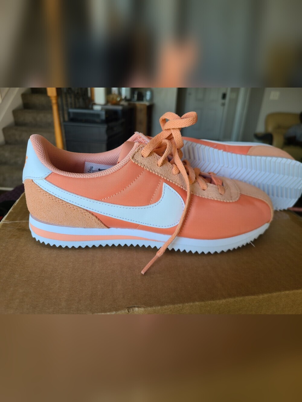 Nike Cortez Textile
Apricot Agate White 5 Youth 6.5 Women's new no box